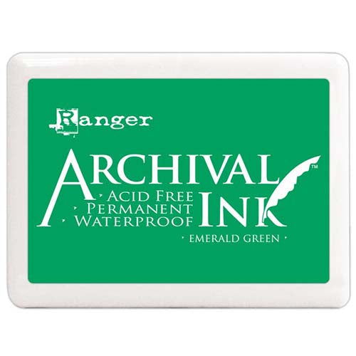Ranger Archival Ink Pad - Emerald Green