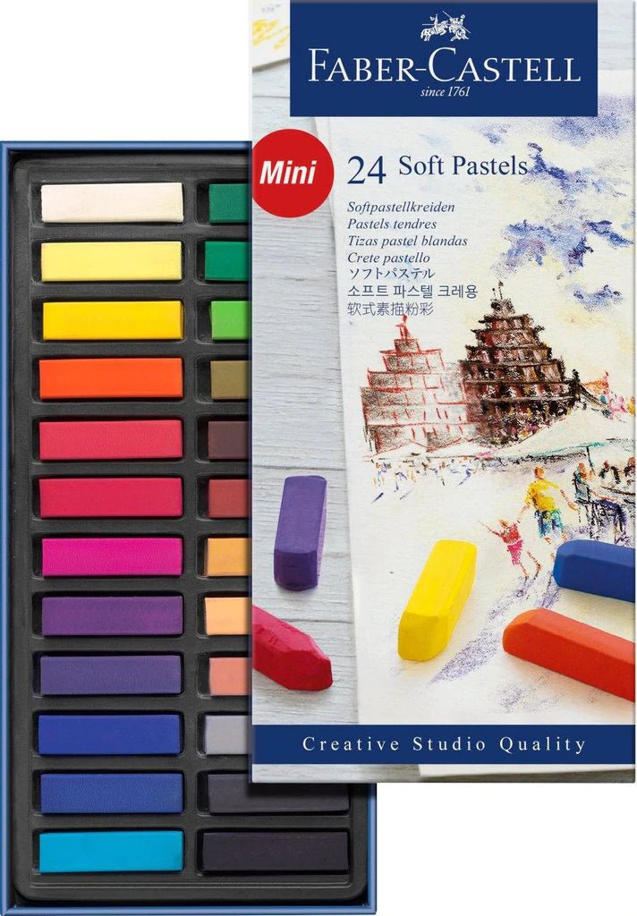 Faber-Castell Creative Studio Soft Pastel 24 Set - Crafty Divas