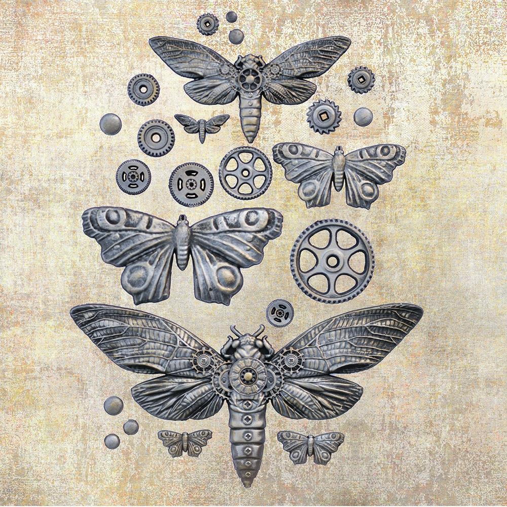 Finnabair Decor Moulds - Mecha Moth - Crafty Divas