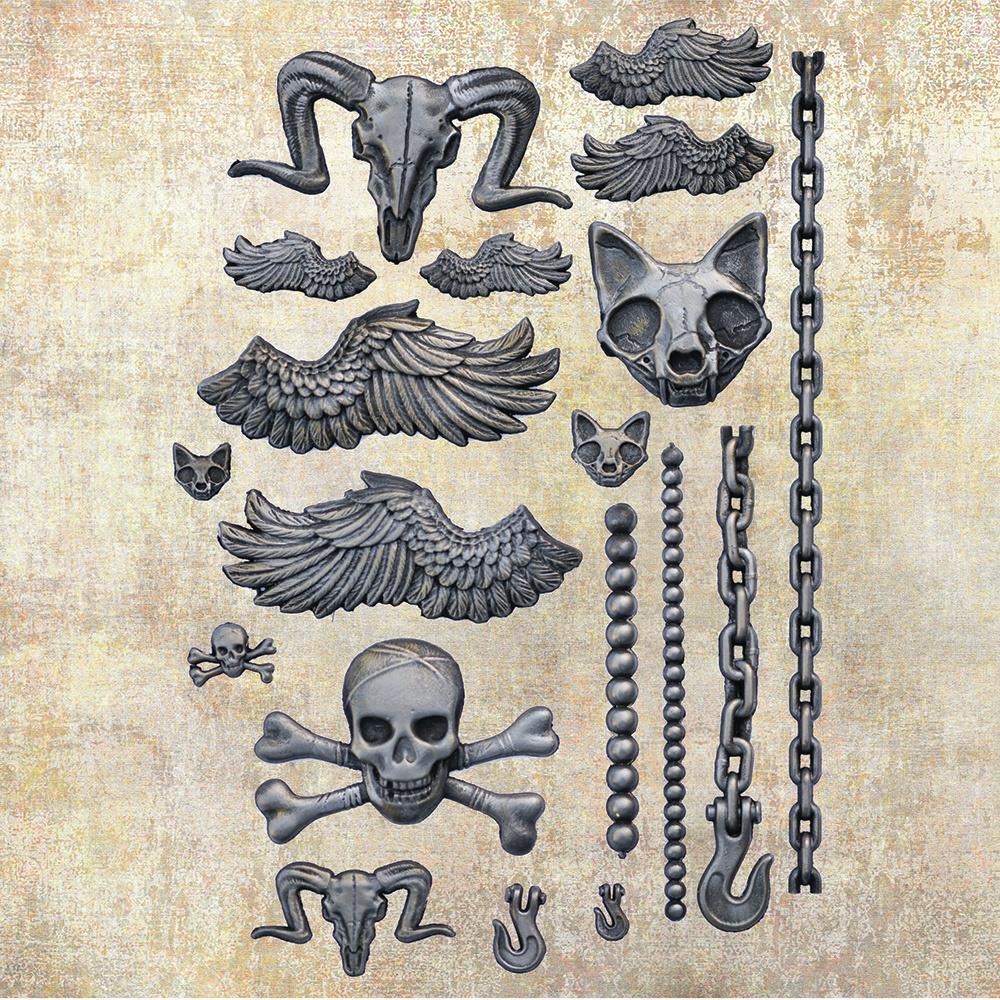 Finnabair Decor Moulds - Pieces Of Underworld - Crafty Divas