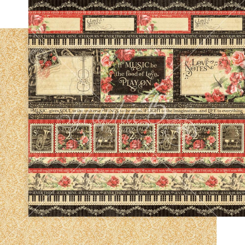 Graphic 45 - Deluxe Collector's Edition Pack 12x12 - Love Notes - Crafty Divas