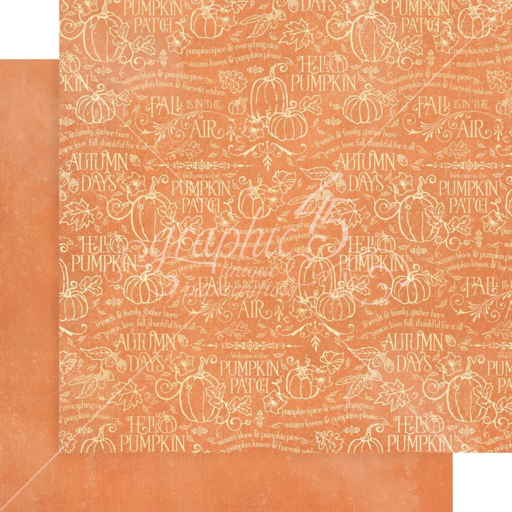 Graphic 45 - Patterns & Solids Double-Sided Paper Pad 12X12 - Hello Pumpkin - Crafty Divas