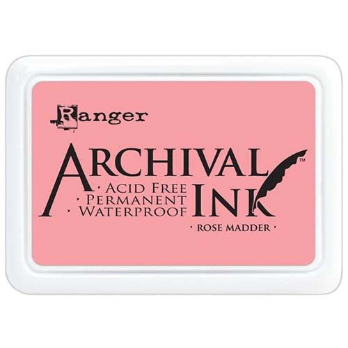 Ranger Archival Ink Pad - Rose Madder